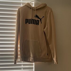 PUMA Beige Hoodie for Men
